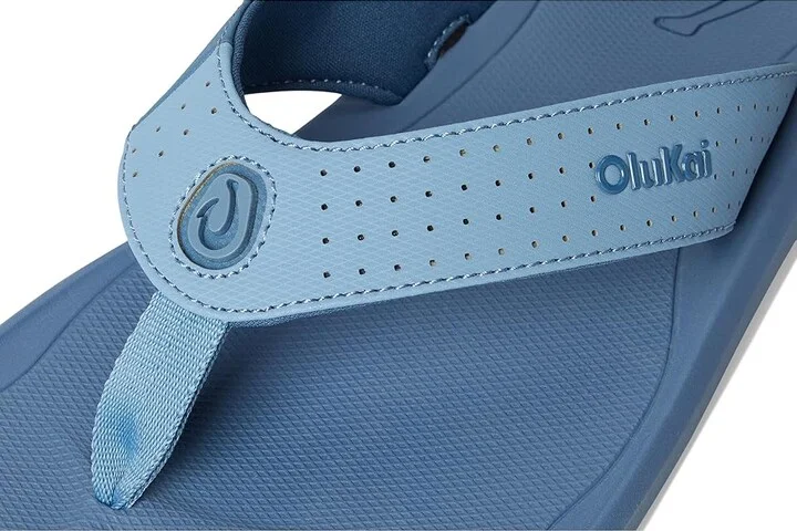 OluKai Ki'I Men's Sandals Blissful Blue/Blue Fog : 10 D - Medium, Rubber - Image 7