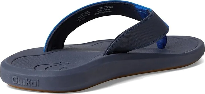 OluKai Ki'I Men's Sandals Blossom/Mood Indigo : 12 D - Medium, Rubber - Image 4