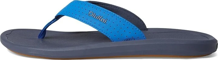 OluKai Ki'I Men's Sandals Blossom/Mood Indigo : 12 D - Medium, Rubber - Image 6