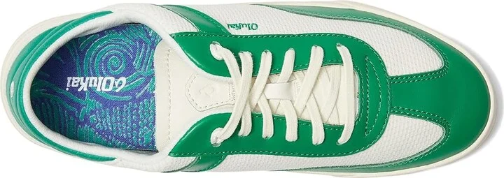 OluKai Kilea Women's Shoes Off-White/Bamboo : 5 B - Medium, Leather/Textile - Image 2