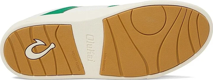 OluKai Kilea Women's Shoes Off-White/Bamboo : 5 B - Medium, Leather/Textile - Image 3