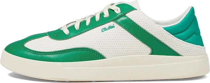OluKai Kilea Women's Shoes Off-White/Bamboo : 5 B - Medium, Leather/Textile - Image 6