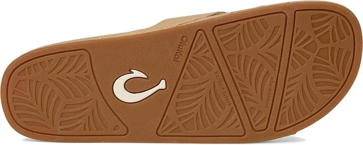 OluKai Kipe'A 'Olu Women's Sandals Warm Sand/Warm Sand : 8 B - Medium, Leather - Image 3