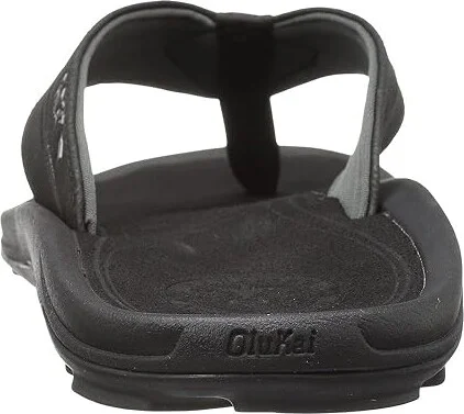 OluKai Kipi Men's Sandals Black/Black : 7 D - Medium, Synthetic - Image 5