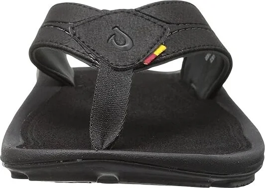 OluKai Kipi Men's Sandals Black/Black : 7 D - Medium, Synthetic - Image 6