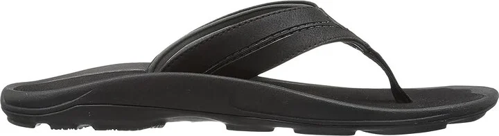 OluKai Kipi Men's Sandals Black/Black : 7 D - Medium, Synthetic - Image 8