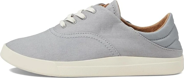 OluKai Kohu Women's Shoes Mist Grey/Mist Grey : 5 B - Medium, Canvas - Image 6