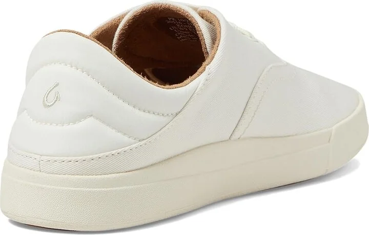 OluKai Kohu Women's Shoes Off-White/Off-White : 5 B - Medium, Canvas - Image 4
