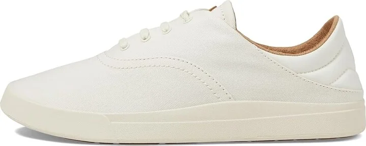OluKai Kohu Women's Shoes Off-White/Off-White : 5 B - Medium, Canvas - Image 6