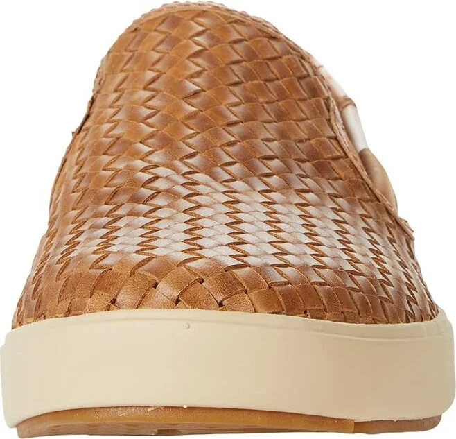 OluKai Lae'ahi Lauhala Men's Shoes Fox/Fox : 7 D - Medium, Leather - Image 5