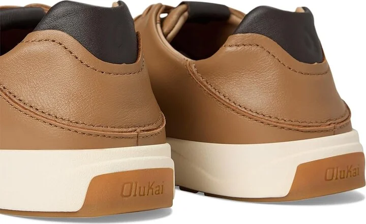 OluKai Lae'Ahi Li 'Ili Men's Lace-up Boots Tan/Tan : 9 D - Medium, Leather - Image 7