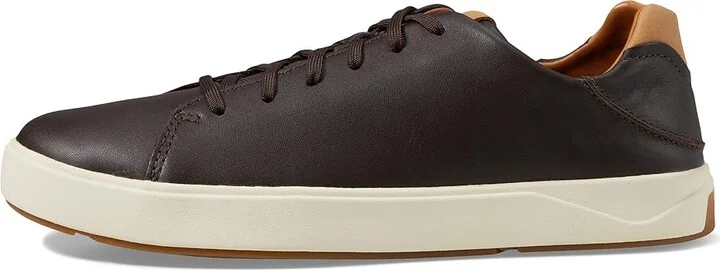 OluKai Lae'Ahi Li 'Ili Men's Shoes Dark Java/Dark Java : 7 D - Medium, Leather - Image 6