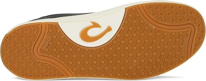 OluKai Lae'Ahi Li 'Ili Men's Shoes Onyx/Onyx : 8.5 D - Medium, Leather - Image 3