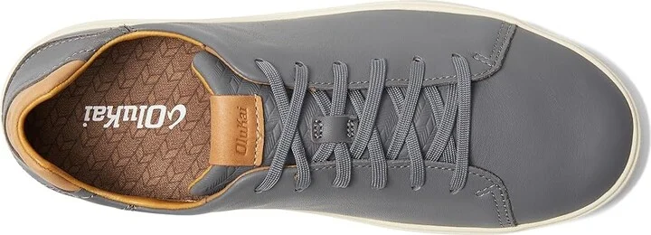 OluKai Lae'Ahi Li 'Ili Men's Shoes Stone/Stone : 7 D - Medium, Leather - Image 2