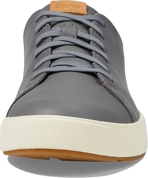 OluKai Lae'Ahi Li 'Ili Men's Shoes Stone/Stone : 7 D - Medium, Leather - Image 5