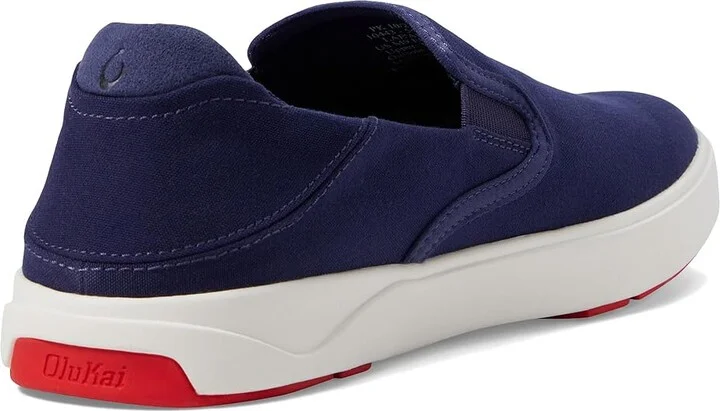OluKai Lae'ahi Men's Shoes Navy/Stripe : 10 D - Medium, Synthetic - Image 4