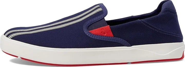 OluKai Lae'ahi Men's Shoes Navy/Stripe : 10 D - Medium, Synthetic - Image 6