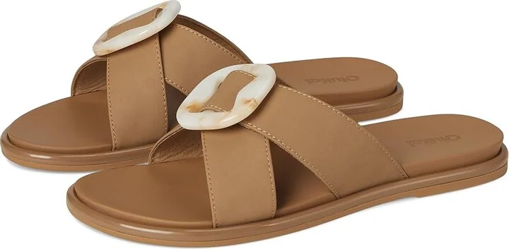 OluKai La'I Slide Women's Shoes Tan/Tan : 9 B - Medium