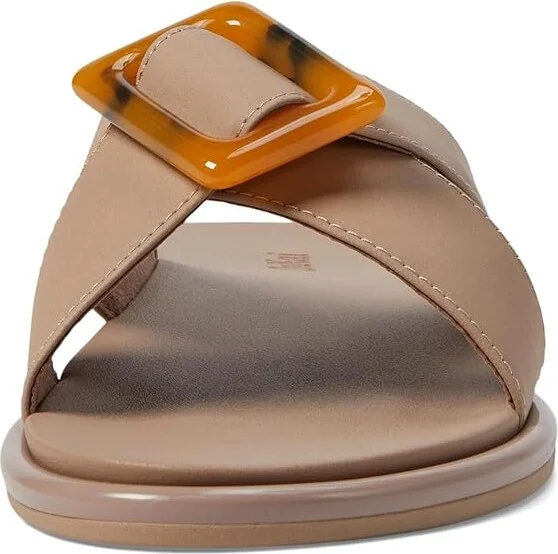OluKai La'I Slide Women's Shoes Taupe/Taupe : 10 B - Medium - Image 2