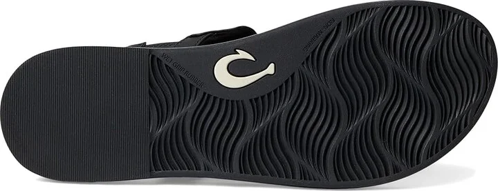 OluKai La'I T-Bar Women's Shoes Lava Rock/Lava Rock : 7 B - Medium, Synthetic - Image 3