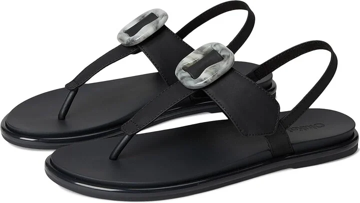 OluKai La'I T-Bar Women's Shoes Lava Rock/Lava Rock : 7 B - Medium, Synthetic