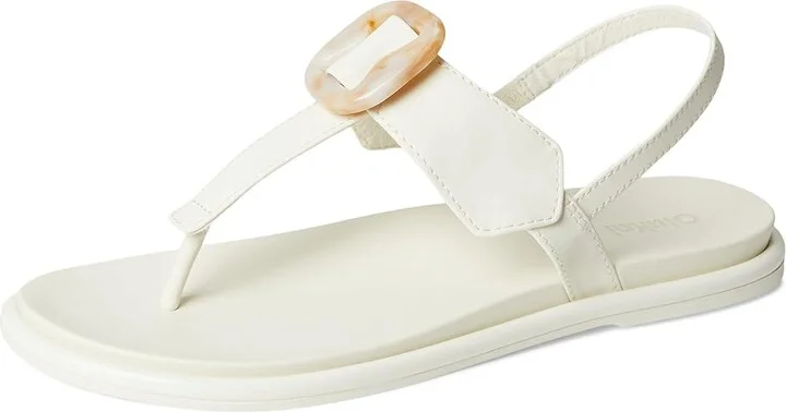 OluKai La'I T-Bar Women's Shoes White Sand/White Sand : 5 B - Medium, Synthetic - Image 5