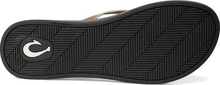 OluKai Lalahi Women's Sandals Copper/Lava Rock : 9 B - Medium, Leather - Image 3
