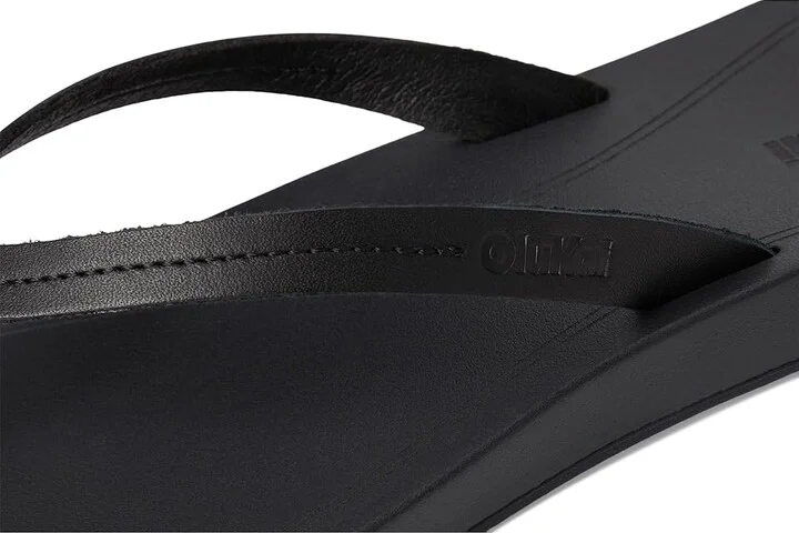 OluKai Lalahi Women's Sandals Lava Rock/Lava Rock : 10 B - Medium, Leather - Image 7