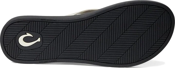 OluKai Lalahi Women's Sandals Tapa/Lava Rock : 8 B - Medium, Leather - Image 3