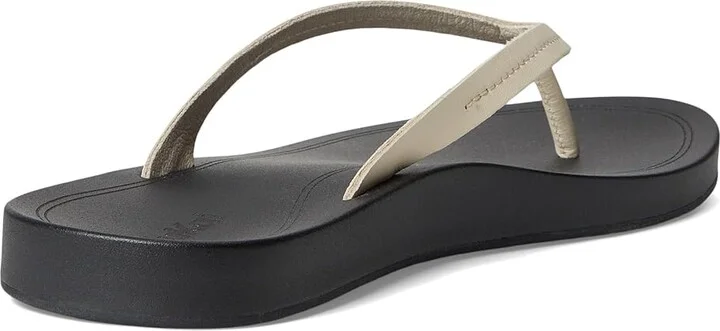 OluKai Lalahi Women's Sandals Tapa/Lava Rock : 8 B - Medium, Leather - Image 4