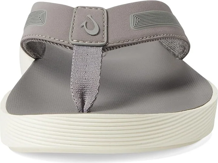 OluKai Leeward Sandal Men's Shoes Graphite/Graphite : 10 D - Medium, Rubber - Image 2
