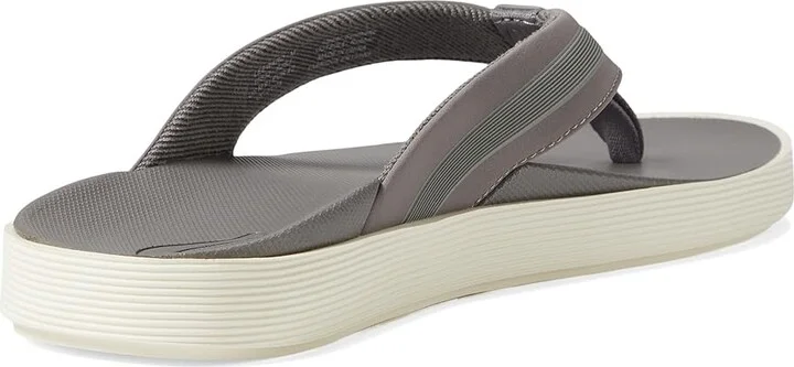 OluKai Leeward Sandal Men's Shoes Graphite/Graphite : 10 D - Medium, Rubber - Image 4