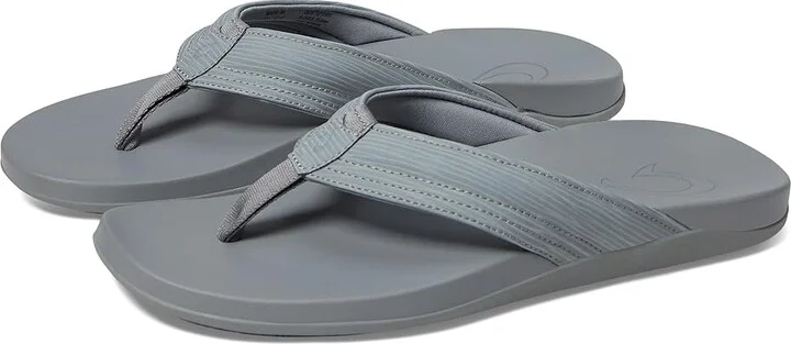 OluKai Maha Men's Shoes Cooler Grey/Cooler Grey : 7 D - Medium, Synthetic