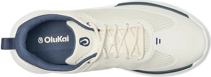 OluKai Makena Men's Golf Shoes White Sand/White Sand : 7 D - Medium - Image 2
