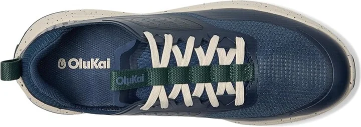 OluKai Makiki Men's Shoes White Sand/Tapa : 8 D - Medium, Synthetic - Image 8