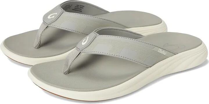 OluKai Malana Men's Sandals Ash/Ash : 8 D - Medium, Synthetic