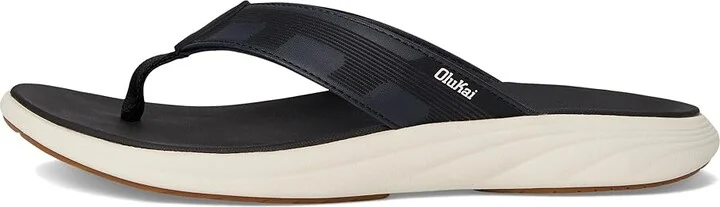 OluKai Malana Men's Sandals Lava Rock/Lava Rock : 14 D - Medium, Synthetic - Image 6