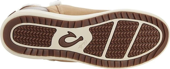OluKai Malua Hulu Women's Shoes Tan/Tapa : 5 B - Medium, Suede - Image 3