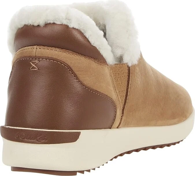 OluKai Malua Hulu Women's Shoes Tan/Tapa : 5 B - Medium, Suede - Image 4