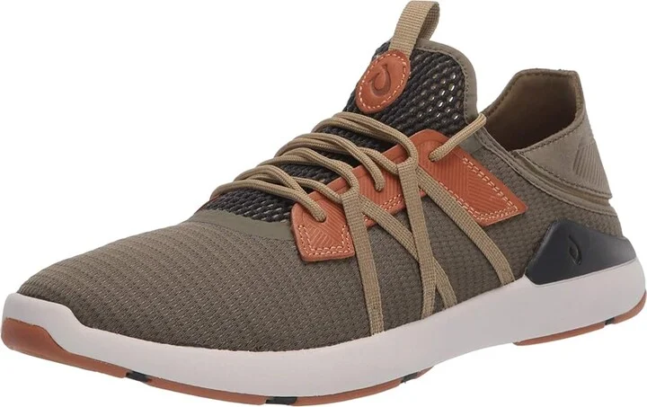 OluKai Mio Li Men's Shoes Hunter/Lava Rock : 7 D - Medium, Textile - Image 2