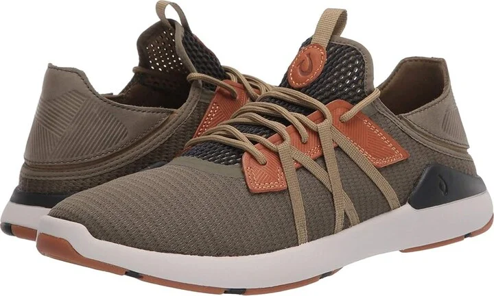 OluKai Mio Li Men's Shoes Hunter/Lava Rock : 7 D - Medium, Textile