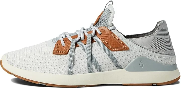 OluKai Mio Li Men's Shoes Mist Grey/Poi : 7 D - Medium, Textile - Image 6