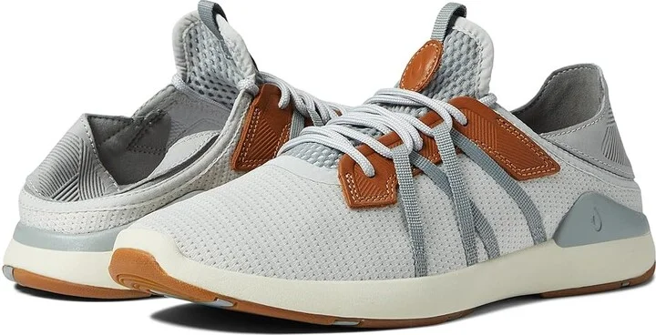 OluKai Mio Li Men's Shoes Mist Grey/Poi : 7 D - Medium, Textile