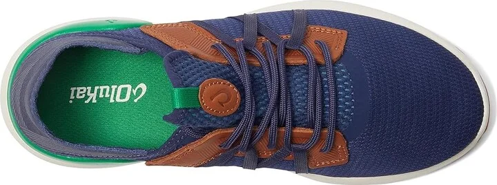 OluKai Mio Li Men's Shoes Navy/Bamboo : 7 D - Medium, Textile - Image 2