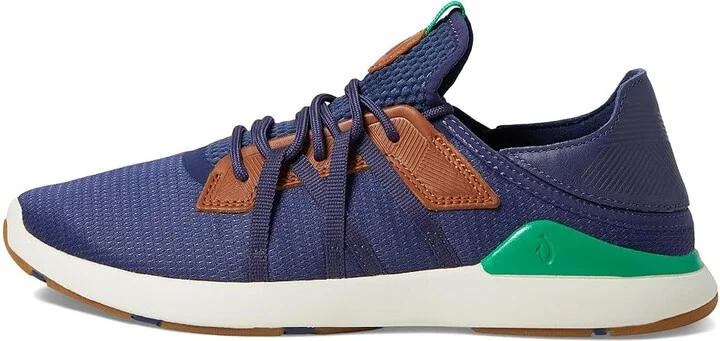 OluKai Mio Li Men's Shoes Navy/Bamboo : 7 D - Medium, Textile - Image 6
