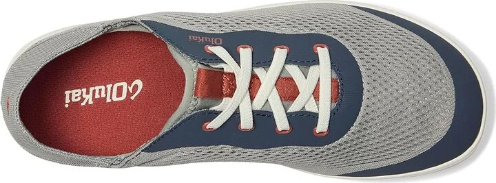 OluKai Moku Pae Men's Shoes Ash/Trench Blue : 9 D - Medium, Textile - Image 2