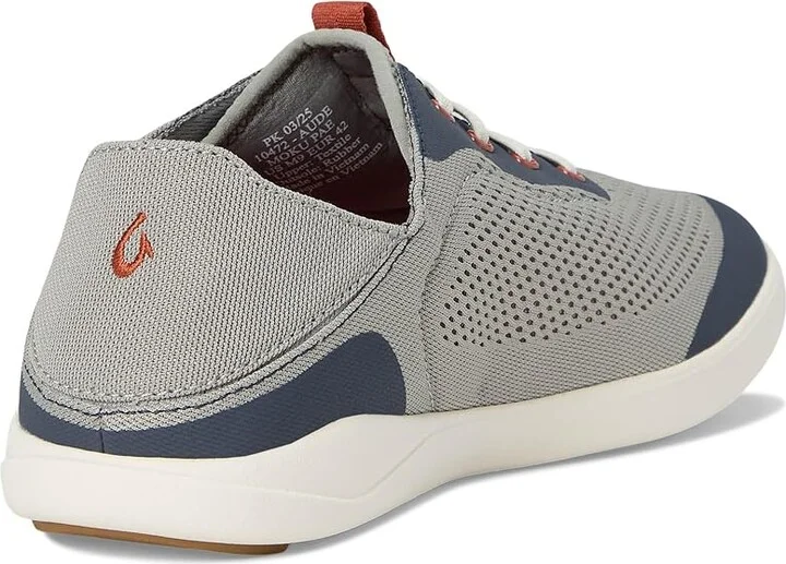 OluKai Moku Pae Men's Shoes Ash/Trench Blue : 9 D - Medium, Textile - Image 4