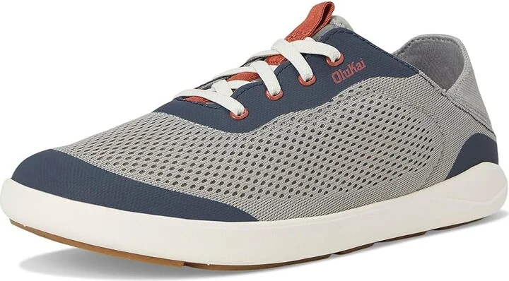 OluKai Moku Pae Men's Shoes Ash/Trench Blue : 9 D - Medium, Textile - Image 5