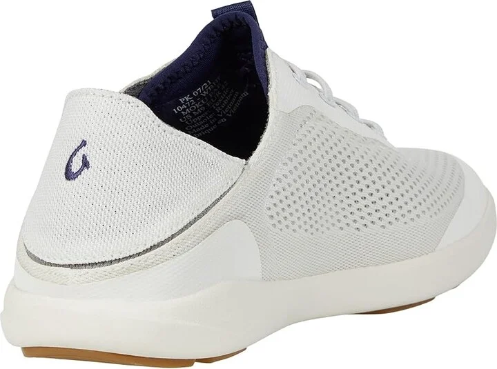 OluKai Moku Pae Men's Shoes Bright White/Pacifica : 7 D - Medium, Textile - Image 4