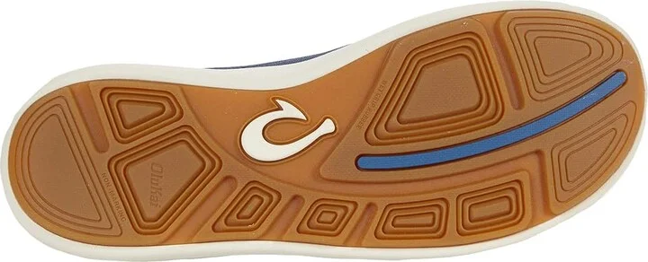 OluKai Moku Pae Men's Shoes Trench Blue/Off-White : 7 D - Medium, Textile - Image 3